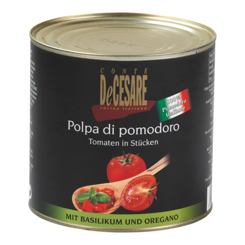 Polpa di Pomodoro pieces 2550g from Conte De Cesare