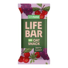 Bio Hafer Snack Berry Fusion 40g - 15er Vorteilspack von Lifebar