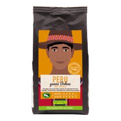 Bio Heldenkaffee Peru Bohne ganz 250g - 6er Vorteilspack von Rapunzel
