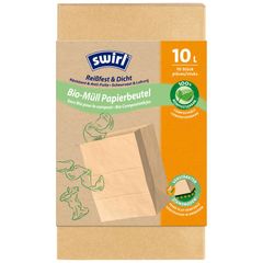 Bio Müllsäcke Papier 10l 10Stück von Swirl