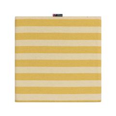 Sitzkissen Streifen 40 x 40 cm - Hellgelb - GRS zertifiziert - von David Fussenegger