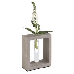 Vase Element mit Glaseinsatz von Assheuer & Pott