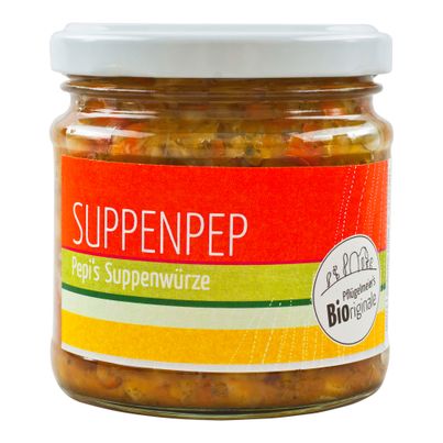 Bio Suppenpep Pepis Suppenwürze 190g - 6er Vorteilspack von Pflügelmeier Pepi's