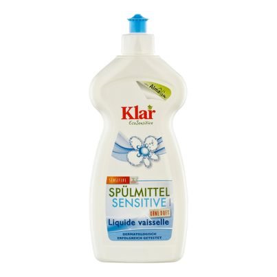 Bio Spülmittel sensitive ohne Duft 500ml - 6er Vorteilspack von Klar