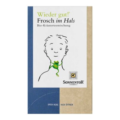 Organic frog in the neck a 1.5g 18 bags - value pack of 6 from Sonnentor