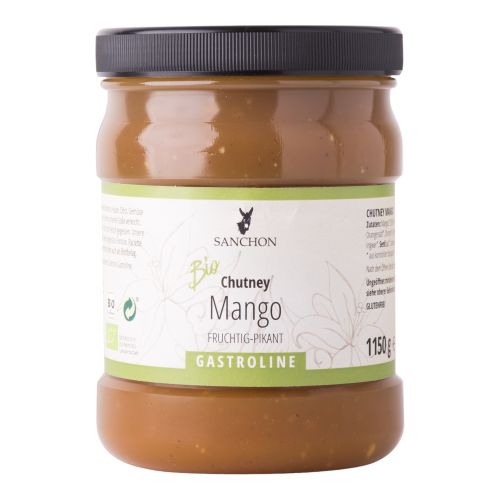 Bio Mango Chutney 1115g - 6er Vorteilspack von Sanchon