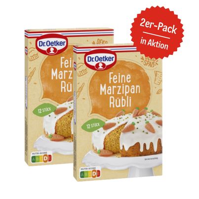 Dr. Oetker Feine Marzipan Rübli 2er-Pack