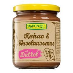 Bio Kakao & Haselnussmus Dattel 250g - 6er Vorteilspack von Rapunzel Naturkost