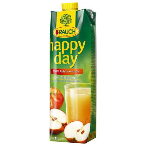 Apple juice naturally cloudy 1000ml from Happy Day