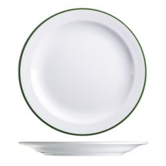 Grünband Teller von Lilien