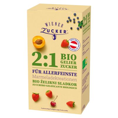 Wiener Bio Gelierzucker 2:1 500g von Wiener Zucker