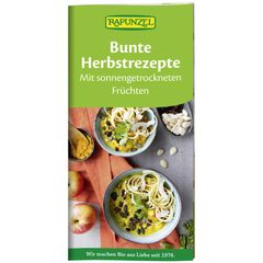 Bio Rezept-Flyer Trockenfrüchte 25Stück von Rapunzel