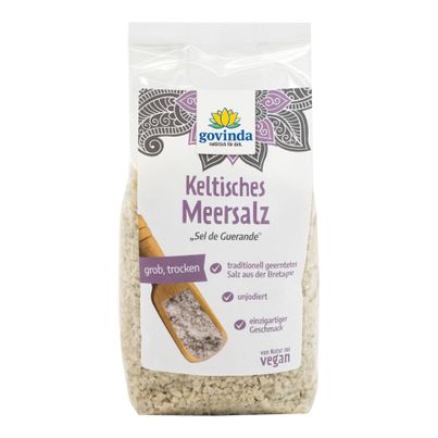 Bio Keltisches Meersalz grob 500g - 6er Vorteilspack von Govinda