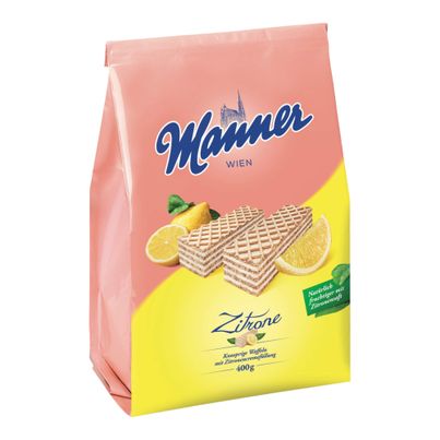 Manner Zitronen Cremeschnitten Sack - 400g