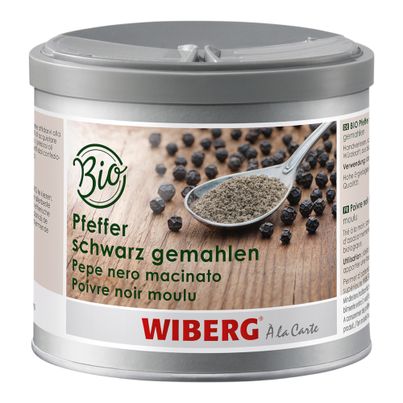 Bio Pfeffer schwarz gemahl.ca.220g 470ml von Wiberg