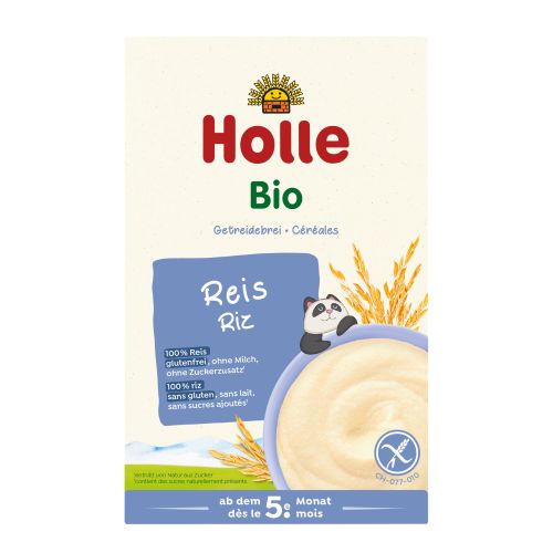 Organic whole grain cereal porridge rice 250g - value pack of 6 from Holle