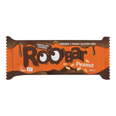 Bio Choc Peanut bar 30g - 16er Vorteilspack von Roobar