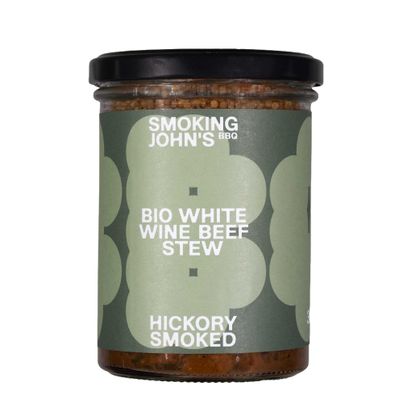 Bio White Wine Beef Stew 360g by Smoking Johns BBQ
