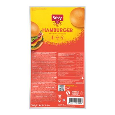 Hamburger Brötchen 300g - glutenfrei - von Schär