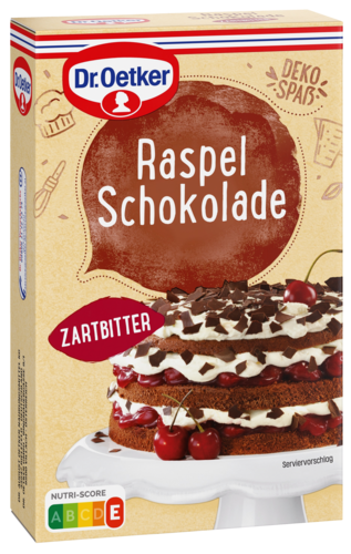 Dr. Oetker Raspelschokolade Zartbitter 100g
