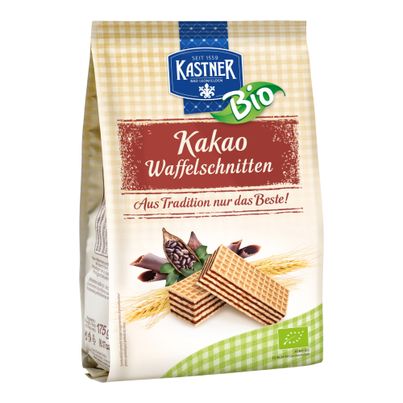 Bio Kakao Waffel 175g - 6er Vorteilspack von Kastner Franz