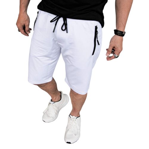 Dunkelschwarz HOSE 23 (Shorts) white - XL