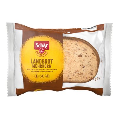 Landbrot Mehrkorn in Scheiben 250g - glutenfrei - von Schär