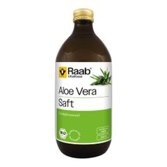 Bio Aloe Vera Saft 500ml - 6er Vorteilspack von Raab Vitalfood