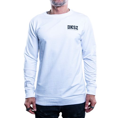 Dunkelschwarz DS-5 sweatshirt MEGABACK white