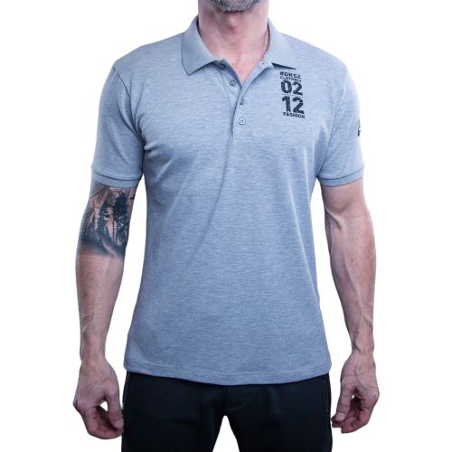 Dunkelschwarz Poloshirt DS-6 SÖL12 grey