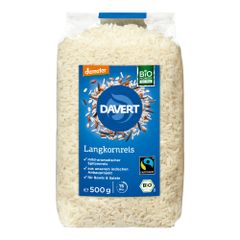Bio Langkornreis weiss 500g - 8er Vorteilspack von Davert