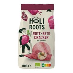 Bio Cracker Rote Bete Zwiebel 90g - 10er Vorteilspack von Holiroots