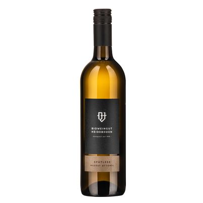 Bio Spätlese Muskat Ottonel 2020 750ml - Weißwein von Bioweingut Heideboden