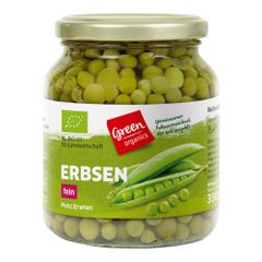 Bio Erbsen fein 350g - 6er Vorteilspack von Green Organics