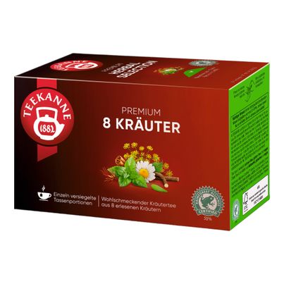 Herbal tea 20 bags of teapot