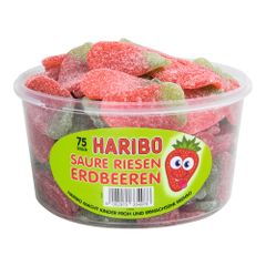 Haribo Saure Riesen Erdbeeren 75 Stück