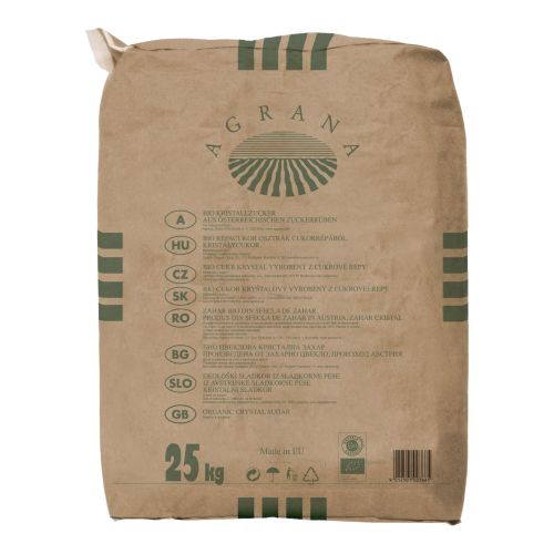 Organic granulated sugar (beet sugar) 25000g from Agrana