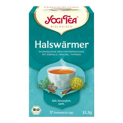 Bio Halswärmer Tee á 18g - 6er Vorteilspack von Yogi Tea
