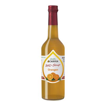 Bio Orangen-Sirup 1:7 500ml - 6er Vorteilspack von Schäfer Biosäfte