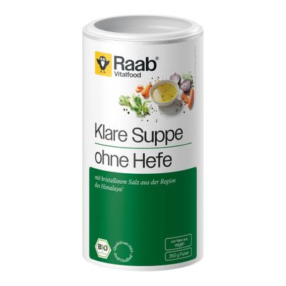 Bio Klare Suppe ohne Hefe 350g von Raab Vitalfood