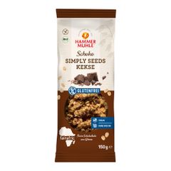 Bio Schoko Simply Seeds Kekse 150g - 7er Vorteilspack von Hammermühle Organic