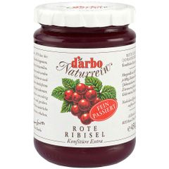 Darbo red currant jam finely strained 450g