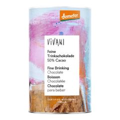 Bio Feine Trinkschokolade 50 Prozent Cacao 300g von Vivani