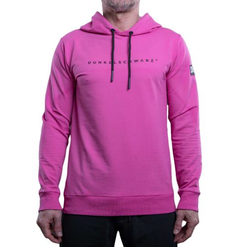 Dunkelschwarz Hoodie DS-3 LOGO22 pink