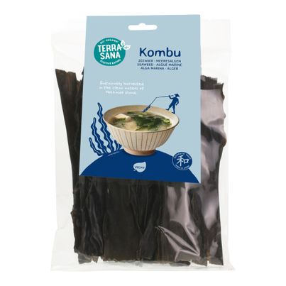 Bio Kombu (Meeresalge) 100g - 6er Vorteilspack von Terrasana