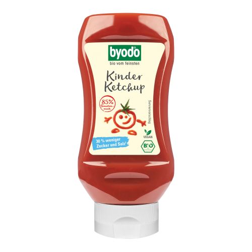 Organic children's ketchup - 80% tomato ma. 300ml - value pack of 6 from Byodo