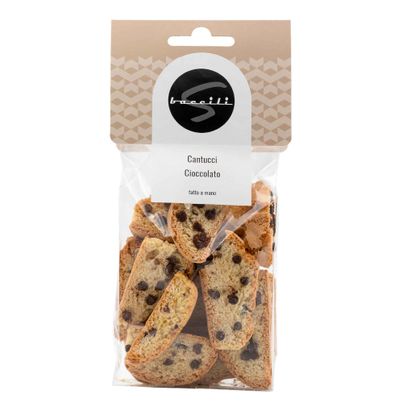 Cantucci Cioccolato 250g  - Knusprig Doppel gebackene Kekse mit Schokodrops von Baccili