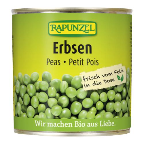 Bio Erbsen in der Dose 340g - 6er Vorteilspack von Rapunzel Naturkost