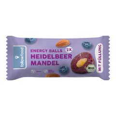 Bio Energy Balls HeidelbeerMandel 40g - 12er Vorteilspack von Followfood