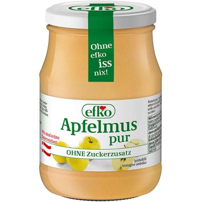 efko Apfelmus pur ohne Zuckerzusatz 350g